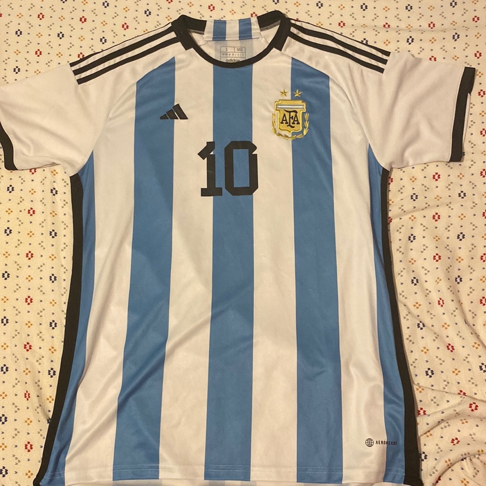 Messi Argentina Slim Fit Adidas Shirt | new without tags | size large
